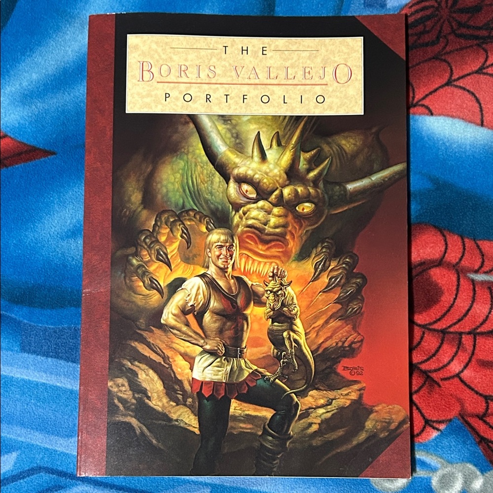 VINTAGE 1994 | Boris Vallejo Large Print Poster Art Book | Soft Cover